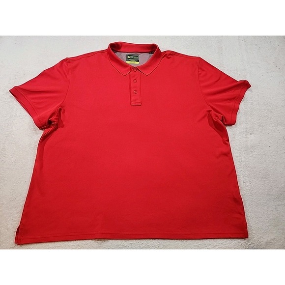 G.H. Bass Explorer Wicking Polo Red 3xl - Picture 1 of 5